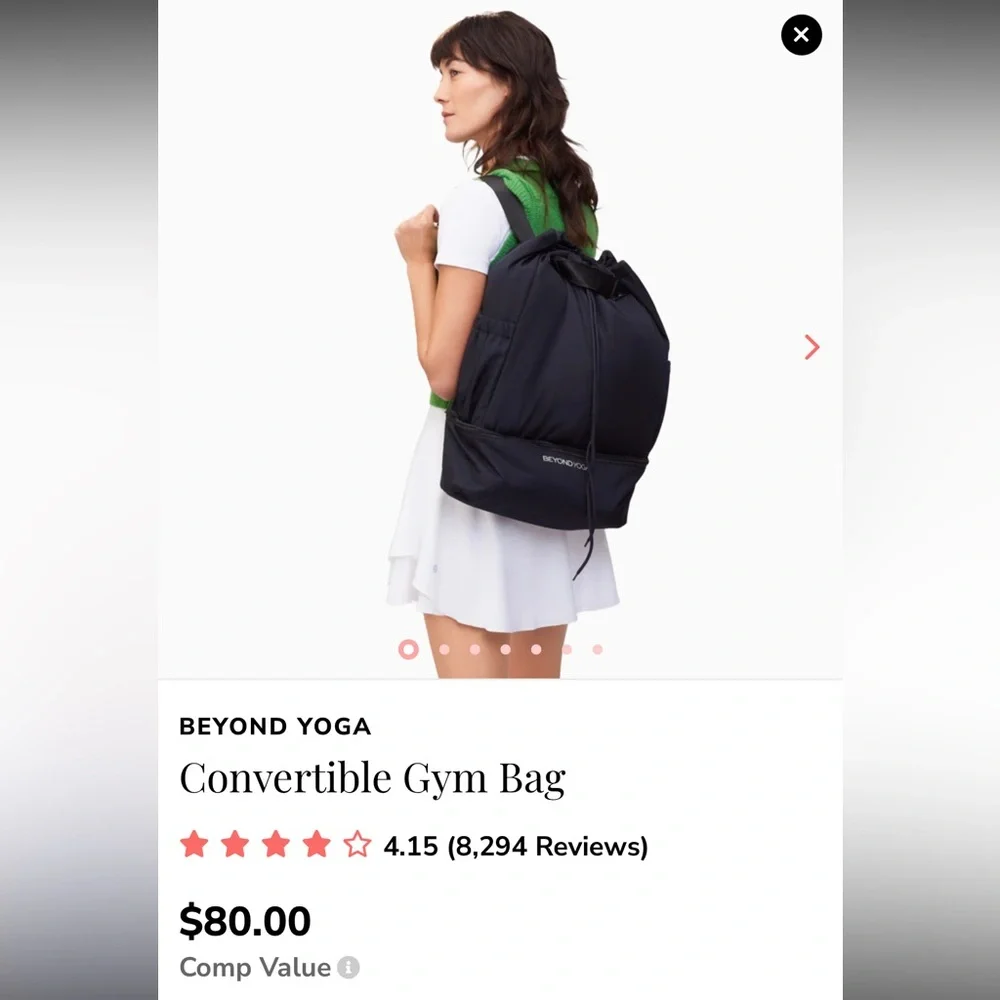 BEYOND YOGA Convertible Gym Bag - Picture 5 of 5